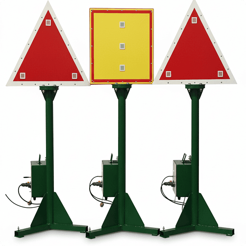 Указатели основного направления стрельбы и боковых защитных зон (радиоуправляемые)